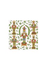 Caspari Christmas Paper Cocktail Napkins 20pk Nutcracker Christmas