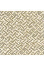 Caspari Gift Wrapping Paper 8ft Roll Fretwork Gold