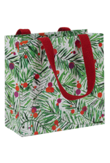 Caspari Christmas Gift Bag Small 5.75x2.5x5.75 Modern Pine