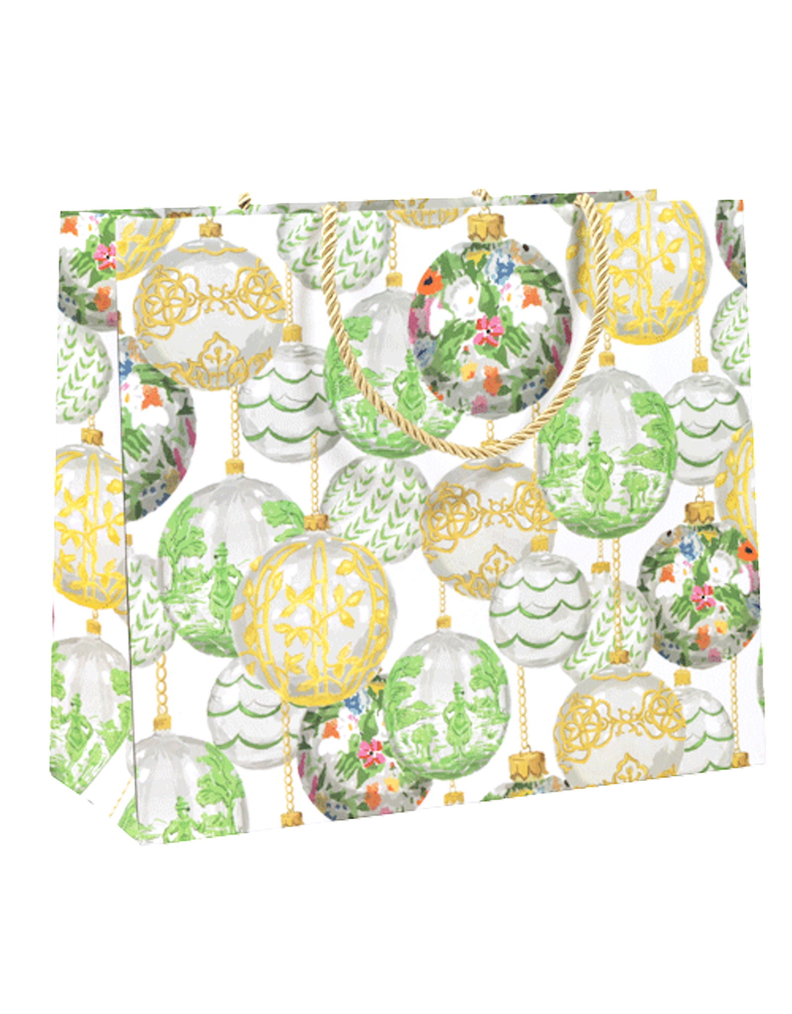 Caspari Christmas Gift Bag Large 11.75x4.75x10 Savannah