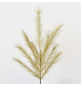 David Christophers Pampas Grass Plume Stem 33 Inch Metallic Gold