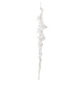 David Christophers Clear Acrylic Icicle Ornament Decoration 10 Inch