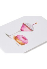 PAPYRUS® Birthday Card Martini Cocktail And Donut by Bella Pilar
