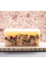 Rosy Rings Spicy Apple 3 Wick Brick Botanical Candle 9.5Lx4H