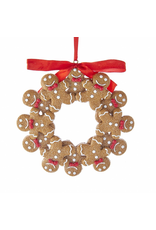 Kurt Adler Gingerbread Man Wreath Ornament 4.75 Inch