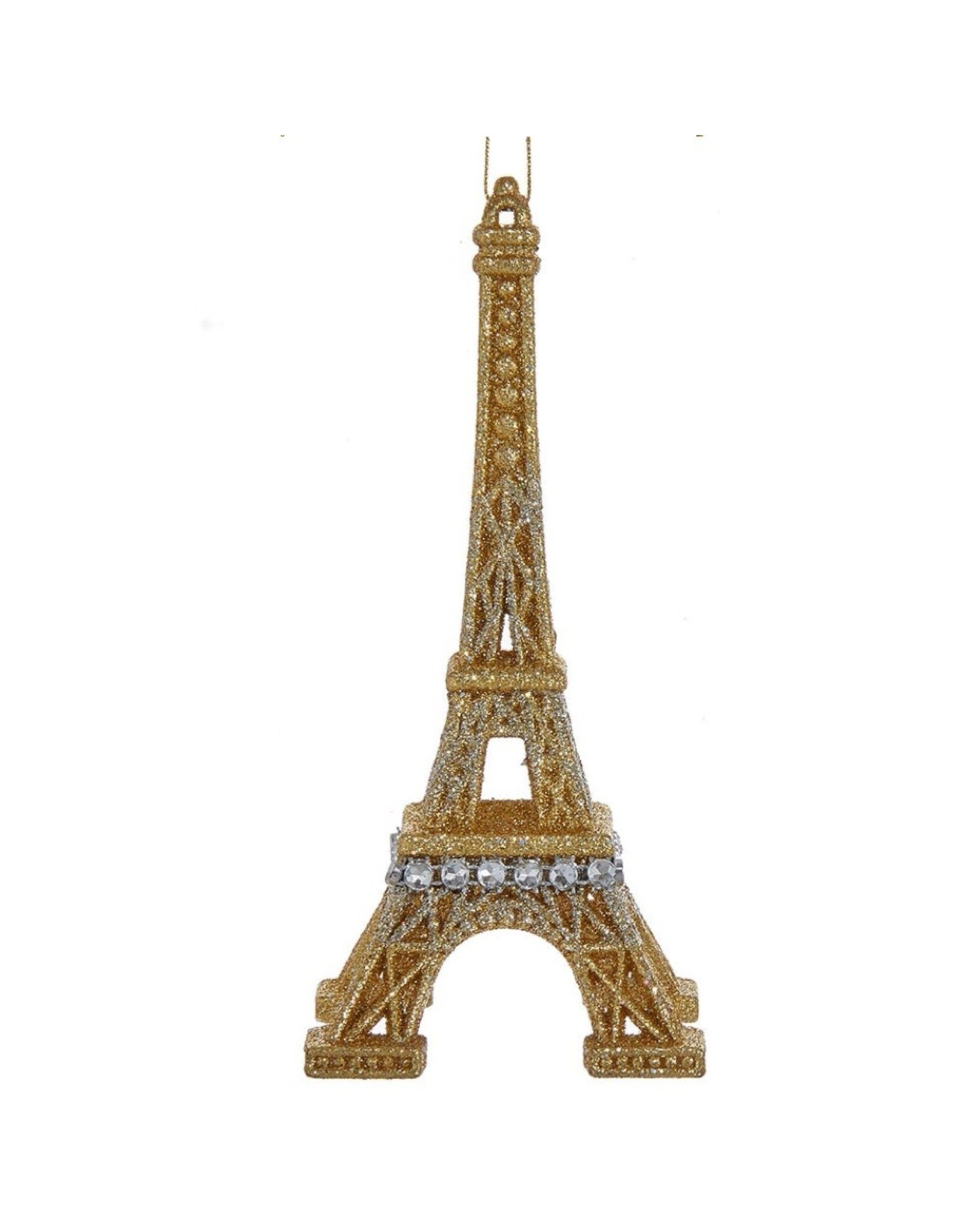 Kurt Adler Paris Eiffel Tower Glitter Ornament - G