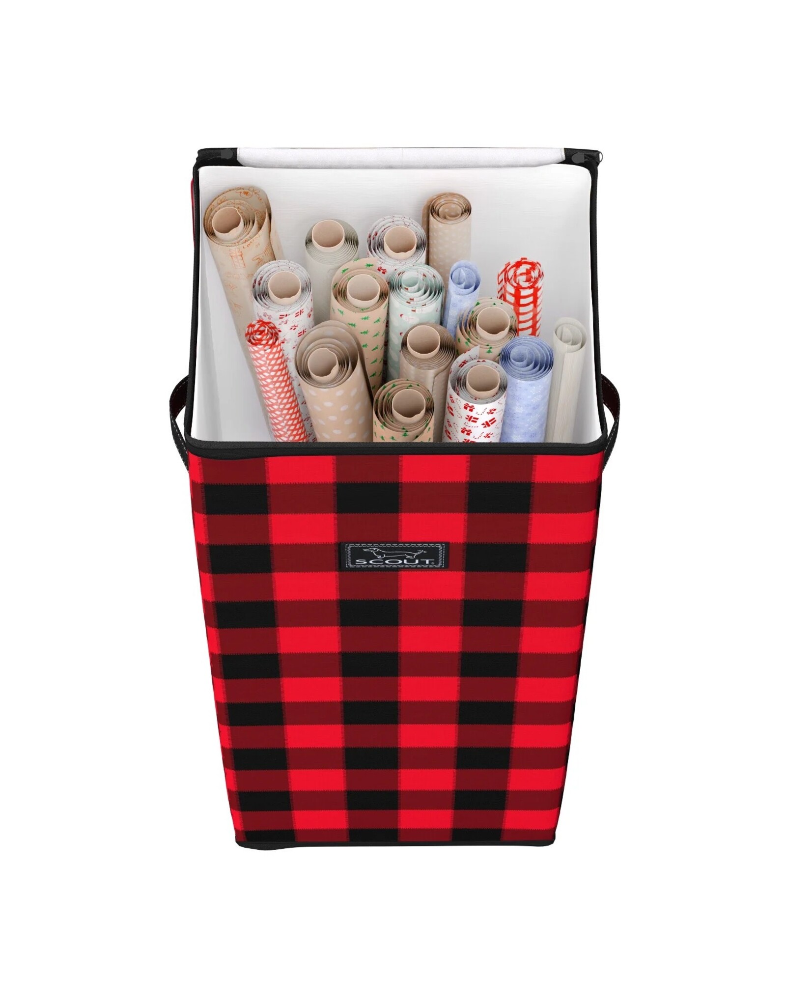 Wrapping Paper Storage Bin Flanel no 5 Wrap And Roll Digs N Gifts