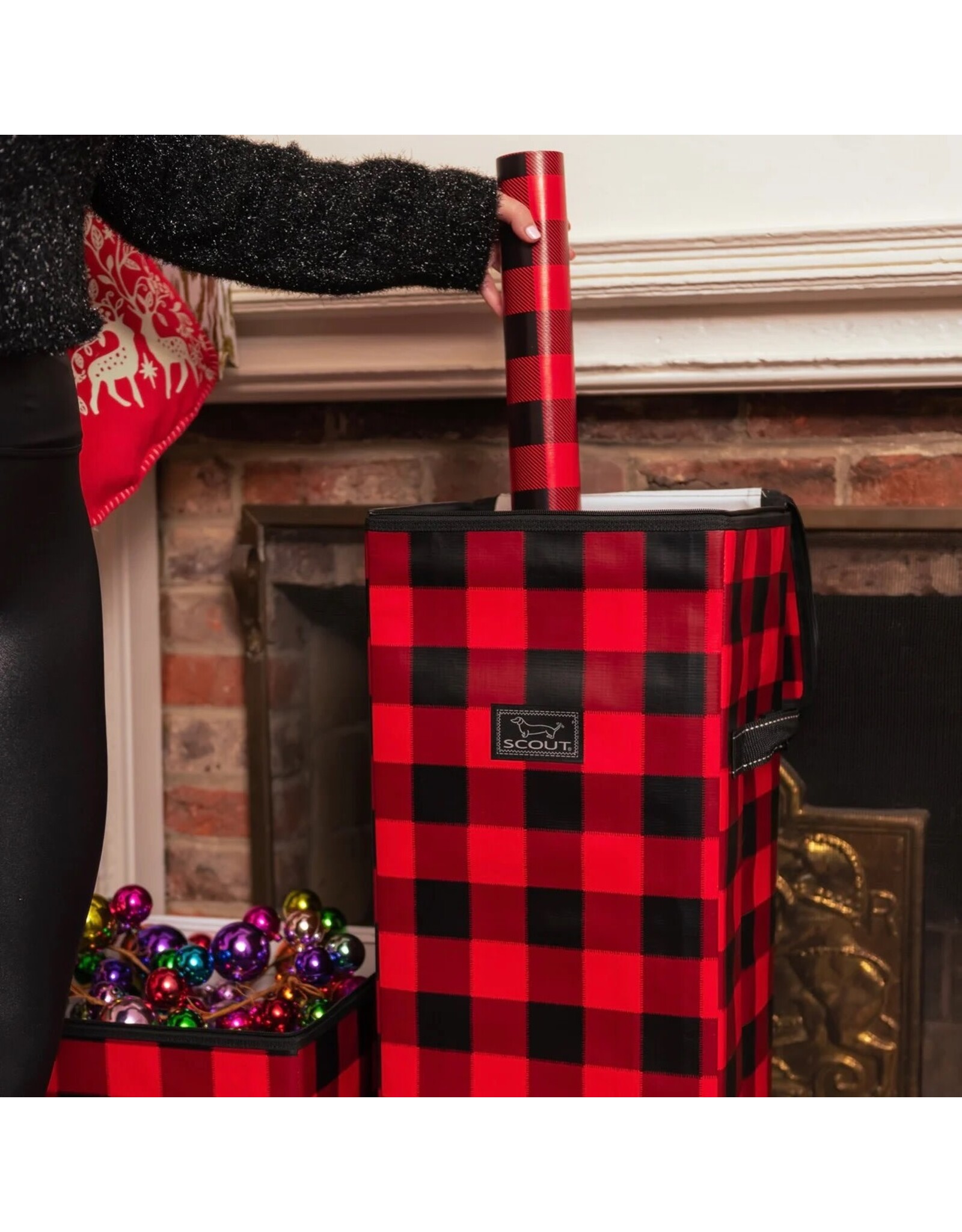 Wrapping Paper Storage Bin Flanel no 5 Wrap And Roll Digs N Gifts