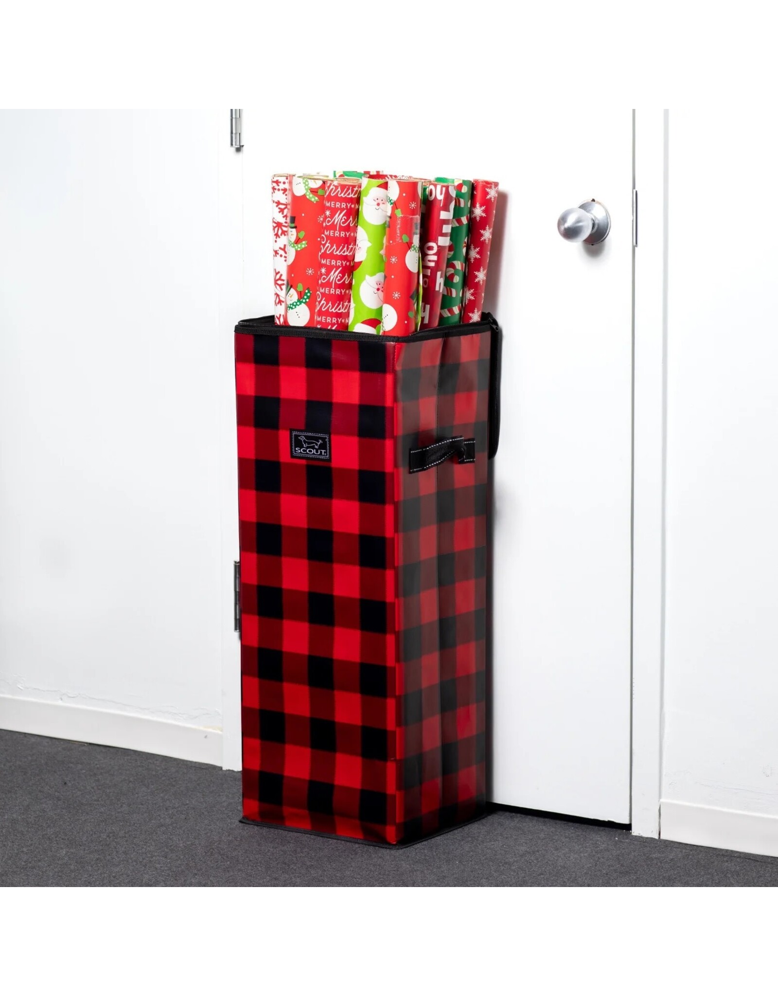 Wrapping Paper Storage Bin Flanel no 5 Wrap And Roll Digs N Gifts