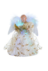 Kurt Adler Angel Treetop 12” Tree Topper LED Battery Operated