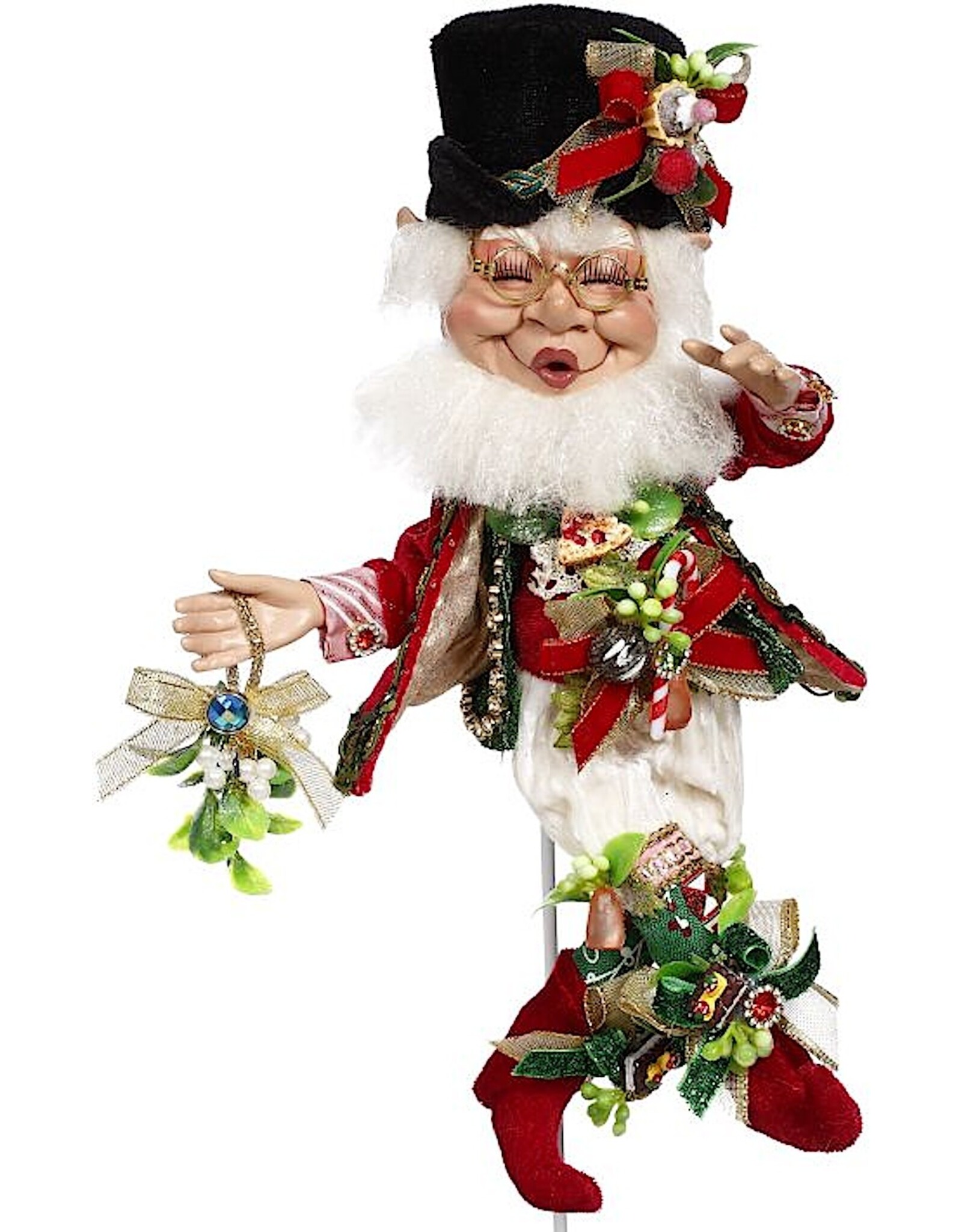 Mark Roberts Fairies Christmas Elves Sweet Mistletoe Elf SM 12 Inch