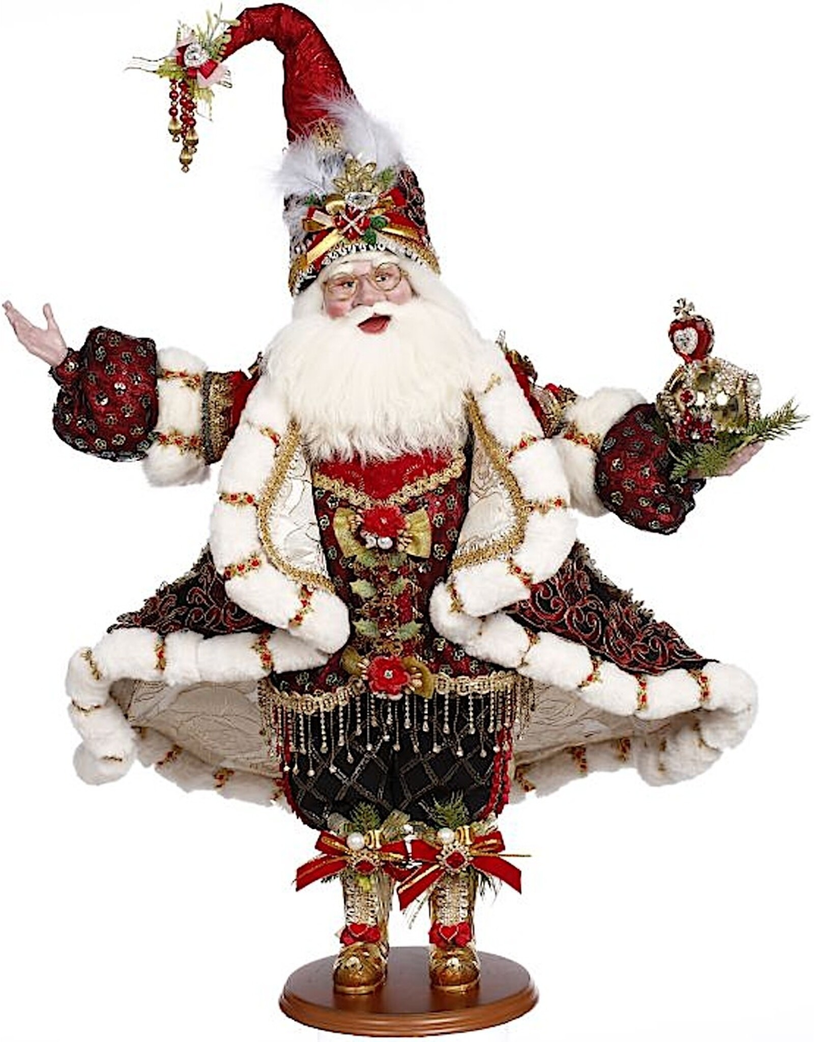 Mark Roberts Fairies Christmas Santas Heart Of Christmas Santa 27 Inch