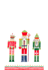 Caspari Christmas Guest Towel Napkins 15pk March Of The Nutcrackers