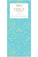 Caspari Gift Tissue Paper 4 Sheets Annika Turquoise