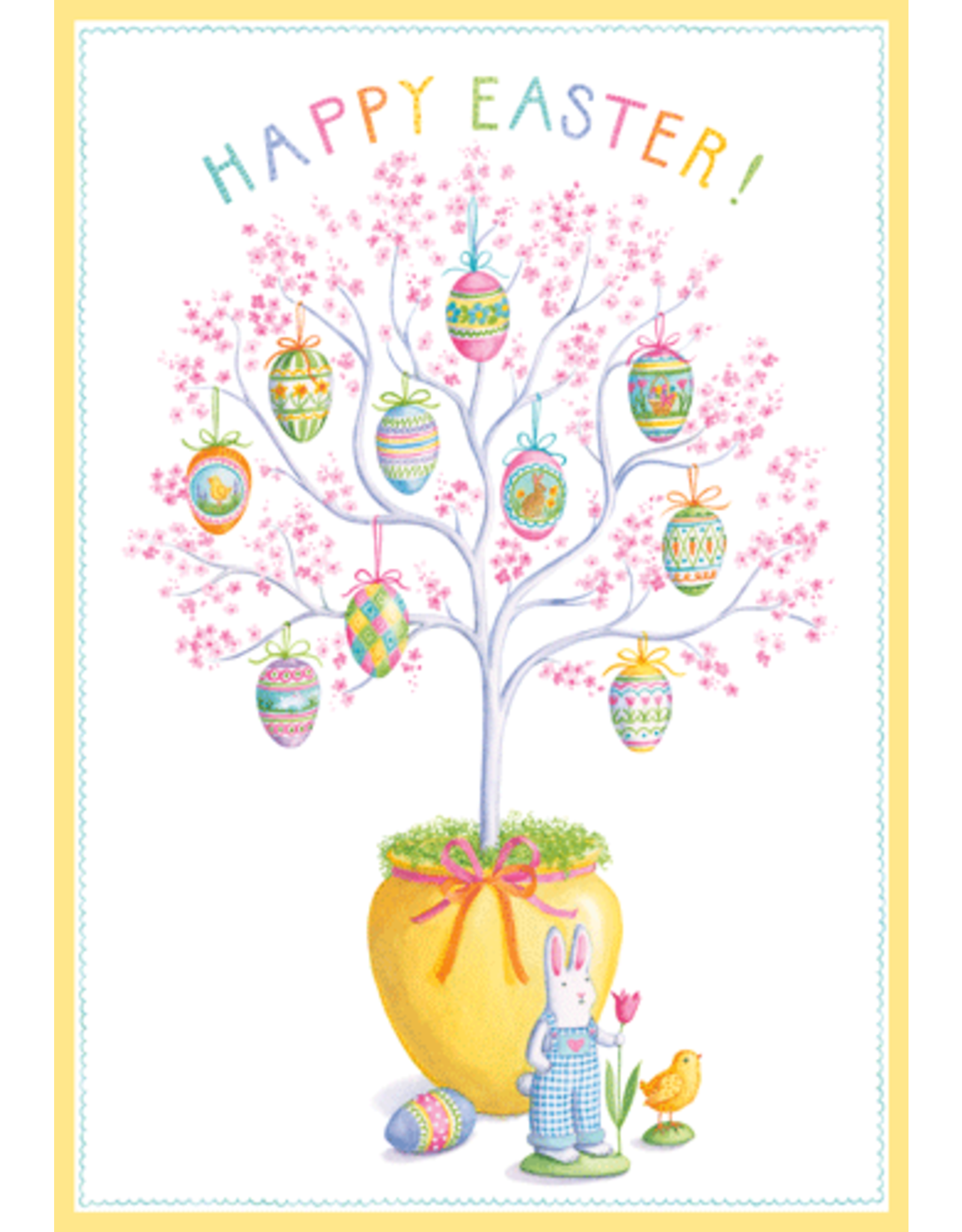 Caspari Easter Cards Easter Egg Tree Greeting Card