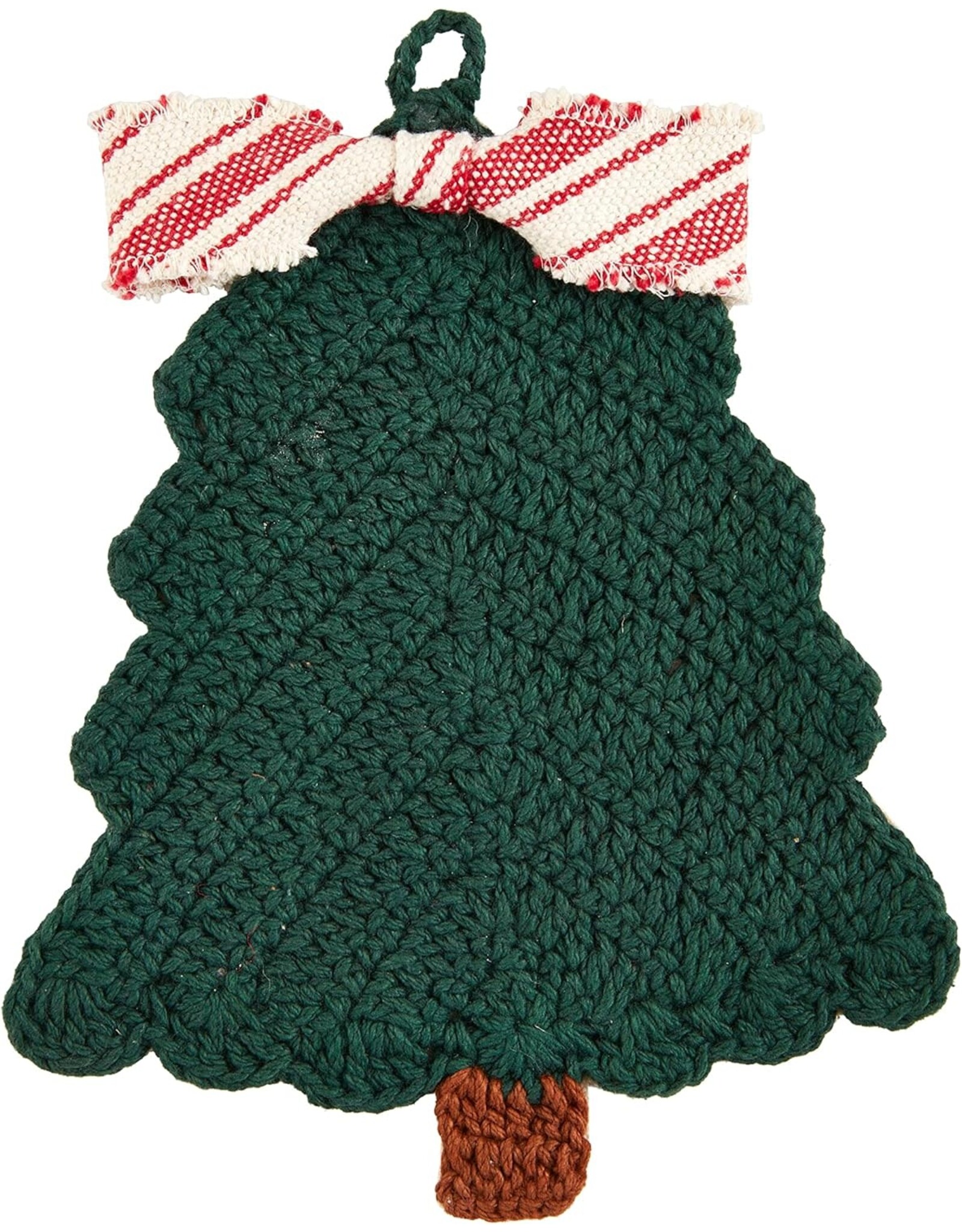 Mud Pie Christmas Pot Holders Crochet Christmas Tree Pot Holder