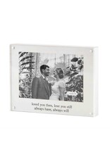 Mud Pie Magnetic Block Frame Loved You Then Love You Still Always Have