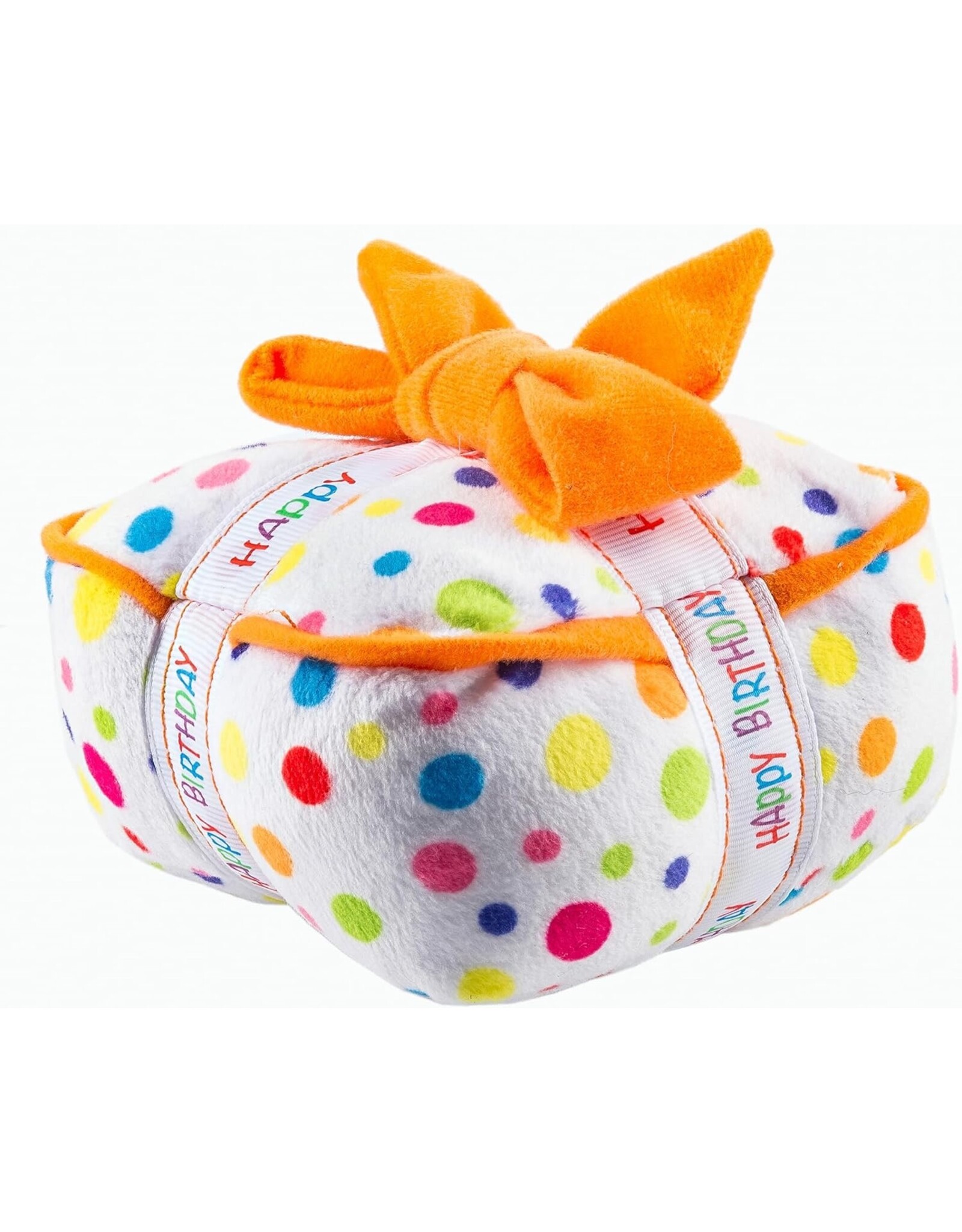 Haute Diggity Dog Happy Birthday Gift Box Squeaker Dog Toys