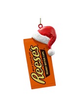 Kurt Adler Reeses Peanut Butter Cups W Santa Hat Christmas Ornament