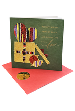 PAPYRUS® Christmas Card Heart In Present You Fill My Life With Love