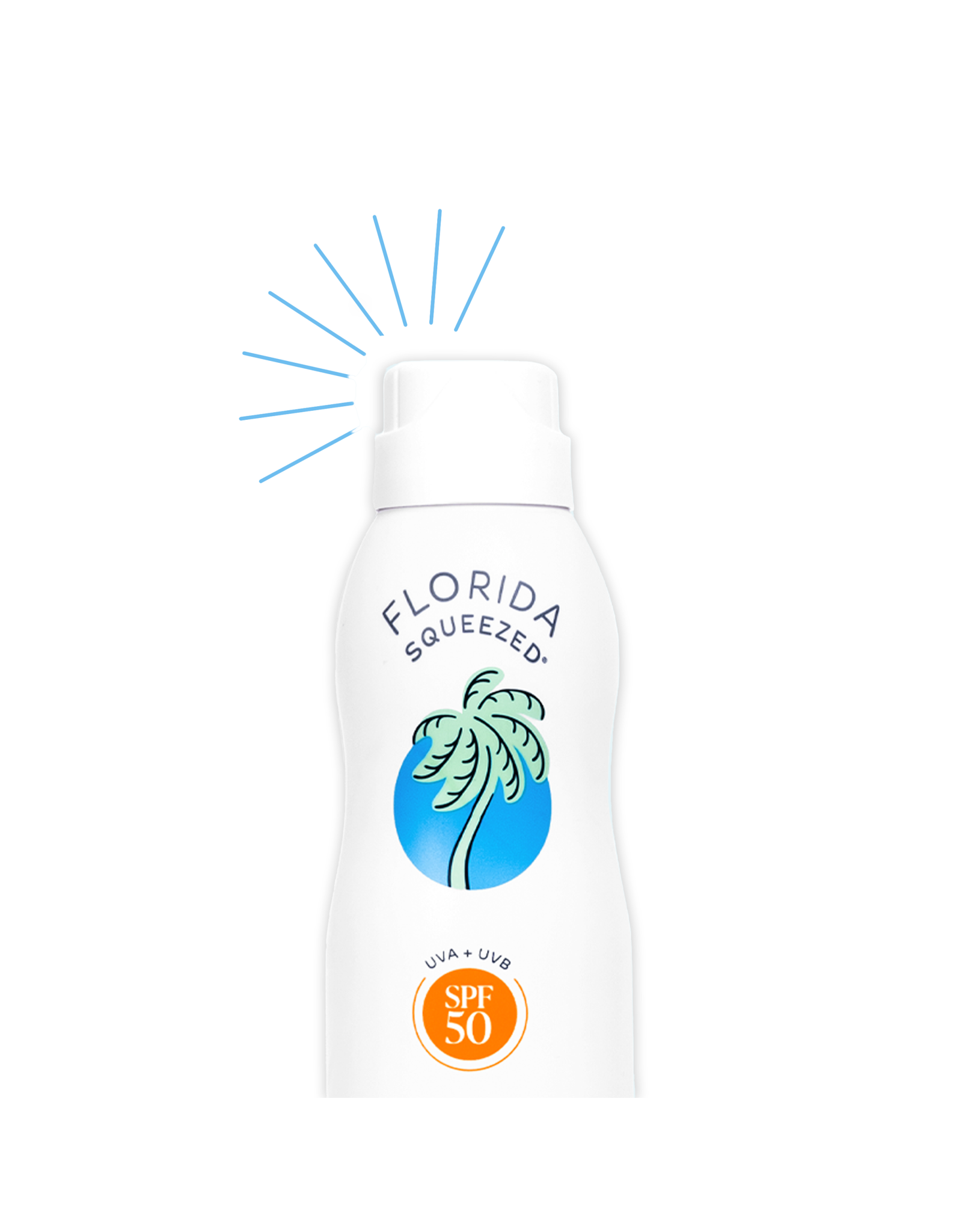 Florida Squeezed SPF 50 Sunscreen Non-Aerosol Spray 6 Oz