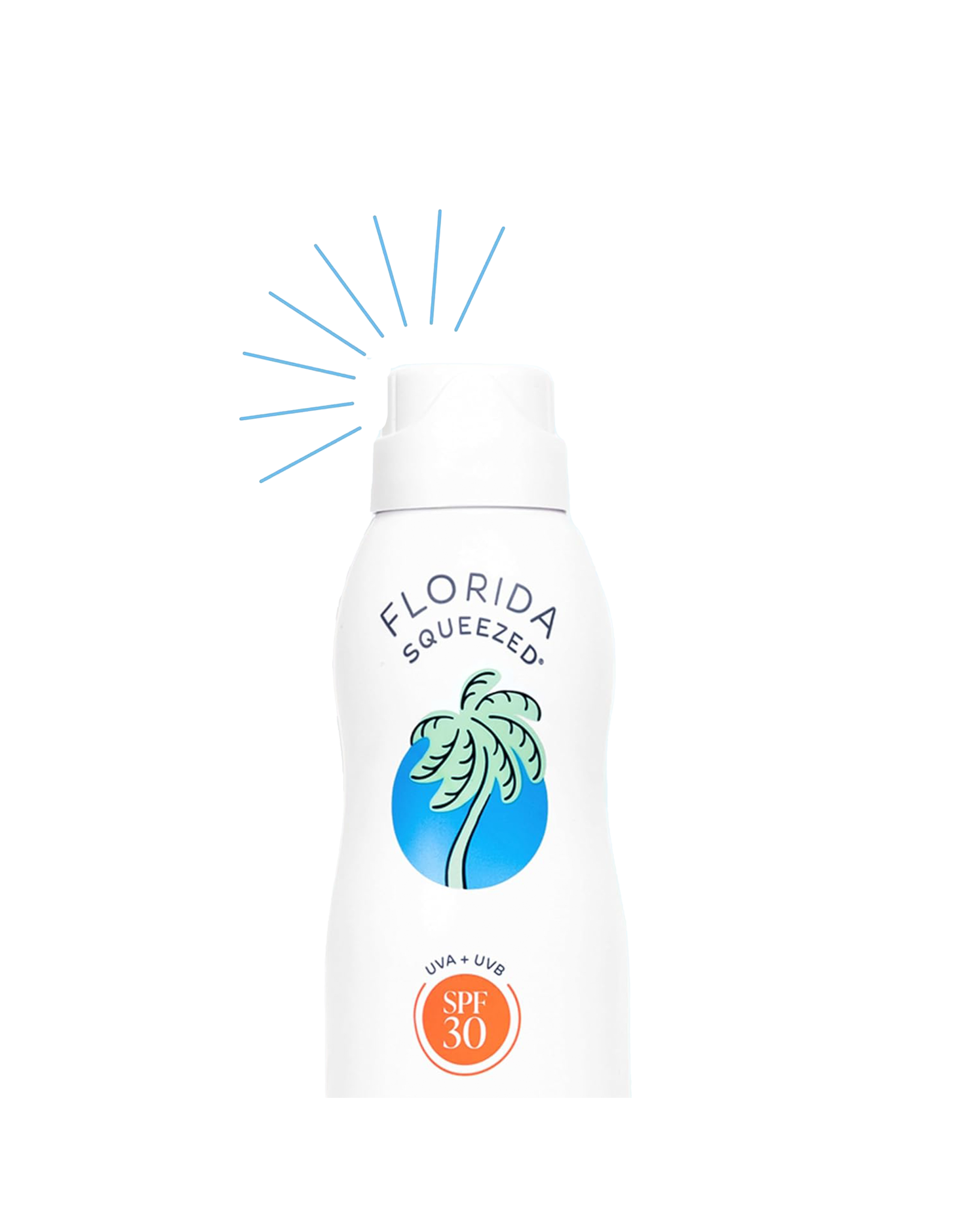 Florida Squeezed SPF 30 Sunscreen Non-Aerosol Spray 6 Oz