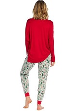 Mud Pie Christmas Sleepwear Family Pajamas 2pc Womens XS