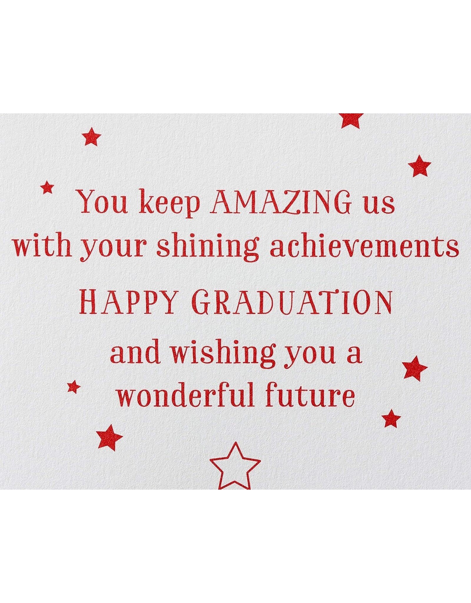 PAPYRUS® Graduation Cards Graduate Girl Shining Achievement Money Card