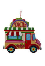 Kurt Adler Taco Truck Ornament w TACOS Sign On Roof