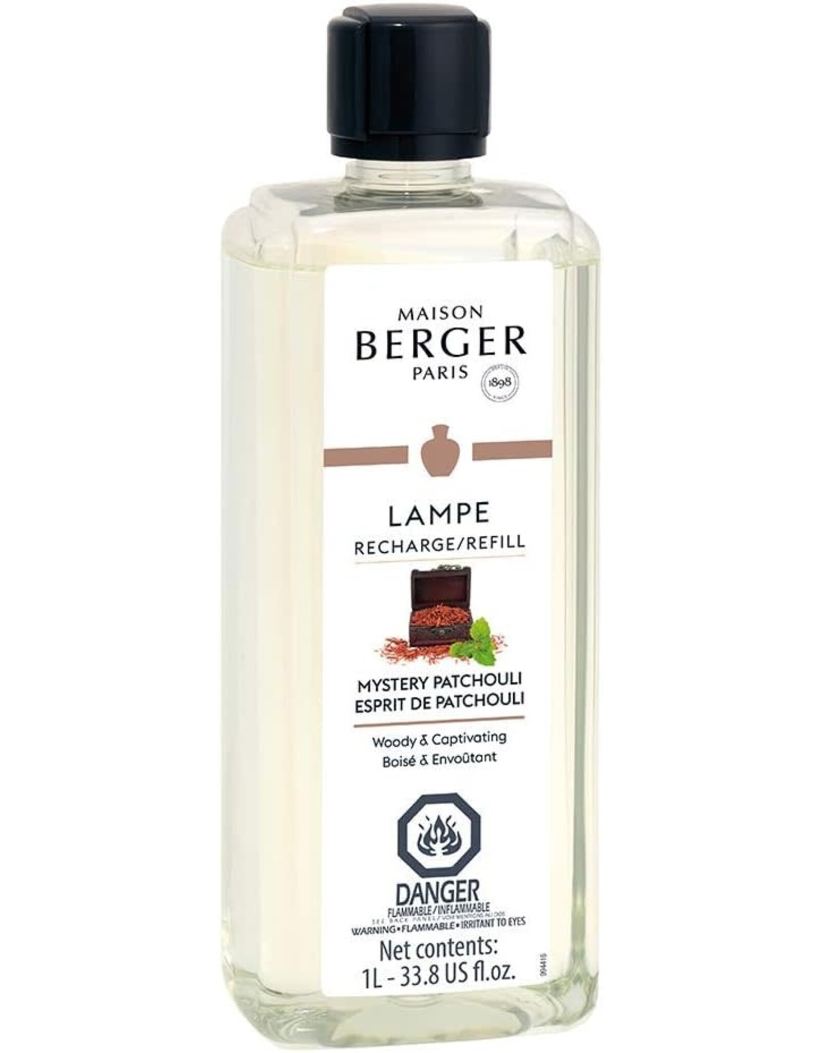 Lampe Berger Mystery Patchouli Fragrance Refill Liter Maison Berger