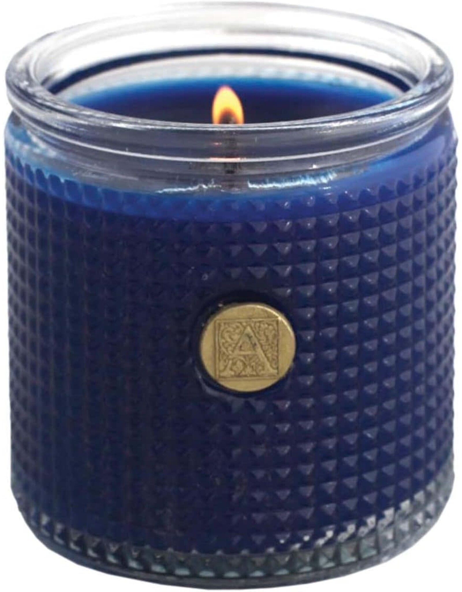Aromatique Beach House Textured Glass Candle 6oz