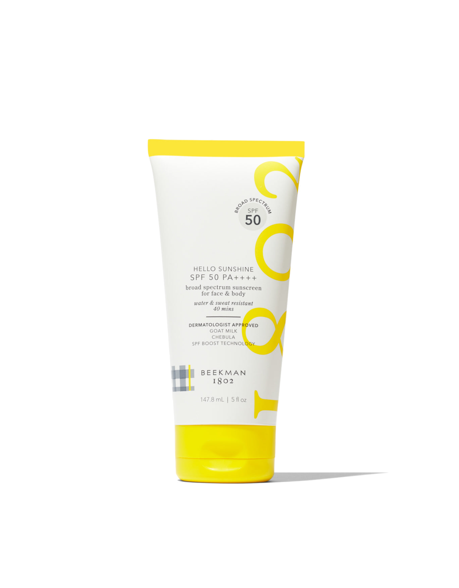 Beekman 1802 SPF 50 Hello Sunshine Sunscreen For Face and Body 5 oz