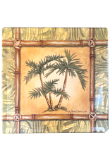 Melamine Trivets 8 Inch Trivet Hot Plate w Palm Trees