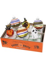 Christopher Radko Shiny Brite Halloween Ornaments Rounds N Figures 6ct