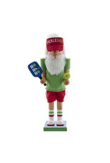 Kurt Adler Wooden Pickleball Nutcracker 12 Inch