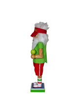 Kurt Adler Wooden Pickleball Nutcracker 12 Inch