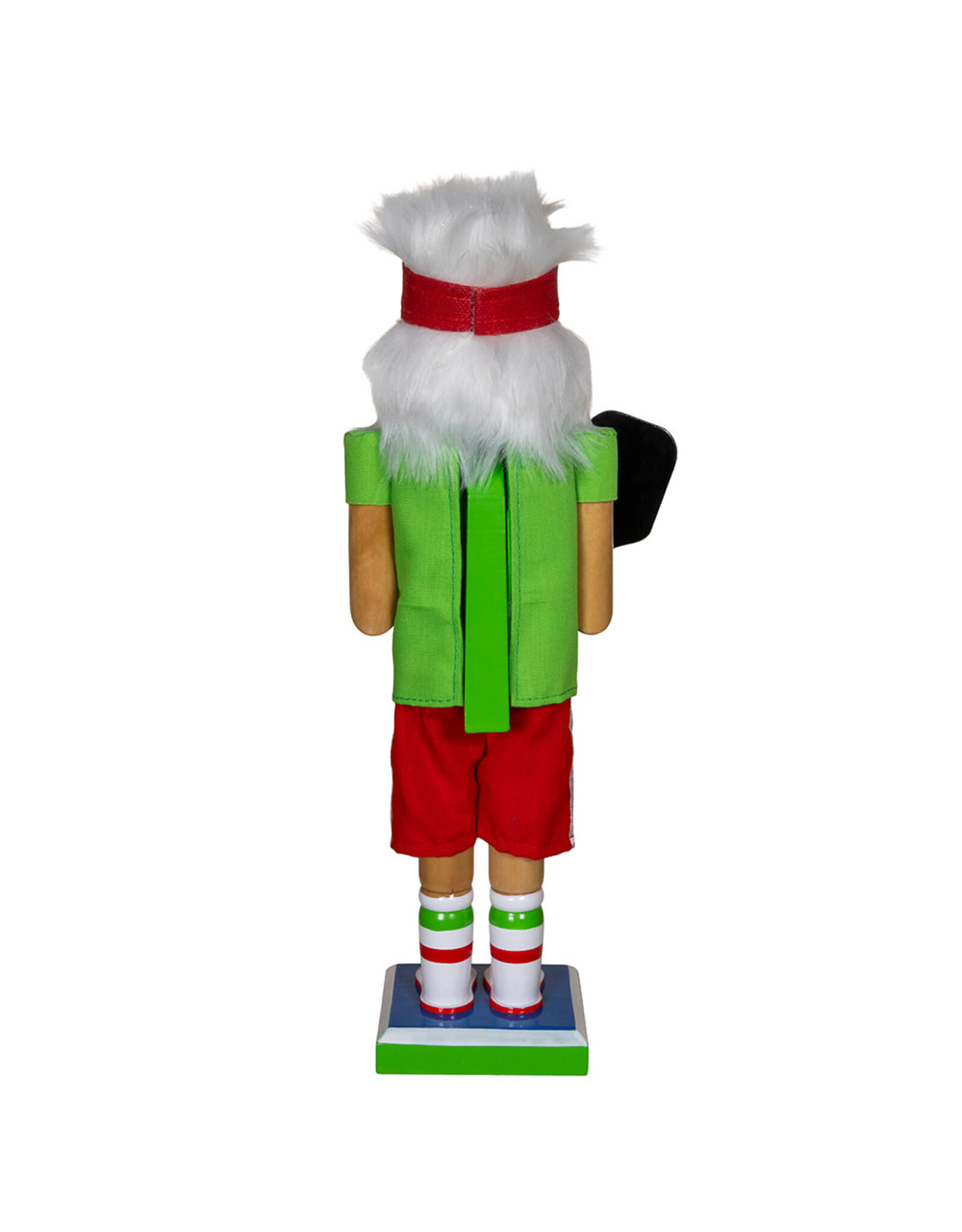 Kurt Adler Wooden Pickleball Nutcracker 12 Inch