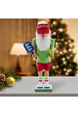 Kurt Adler Wooden Pickleball Nutcracker 12 Inch