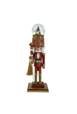 Kurt Adler Hollywood Nutcrackers w Musical Water Globe Hat 20H