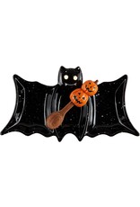 Mud Pie Bat Triple Tidbit Halloween Dish Party Decoration Mud Pie Bat Triple Tidbit Halloween Dish Party Decoration