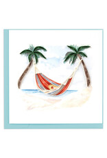 Quilling Card Quilled Beach Hammock Greeting Card