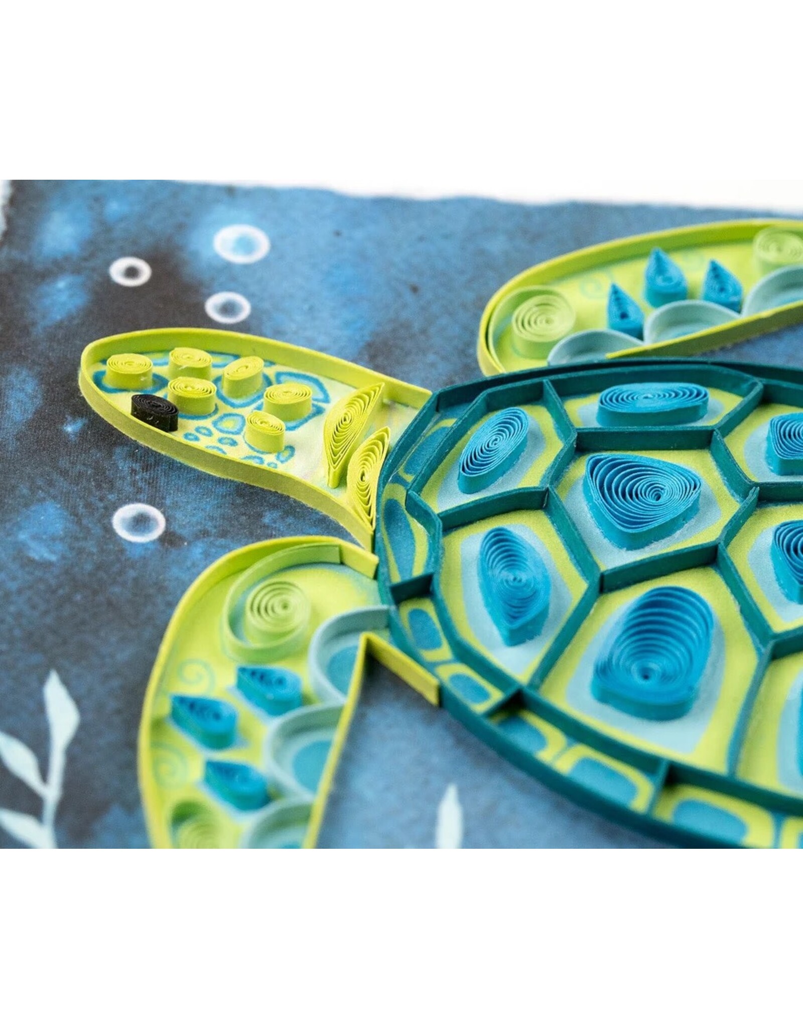Quilling Card Quilled Decorative Sea Turtle Greeting Card