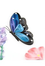 Quilling Card Quilled Birthday Flowers And Butterflies Greeting Card