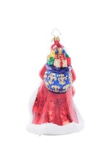 Christopher Radko Santas Sparkling Keepsake Christmas Ornament