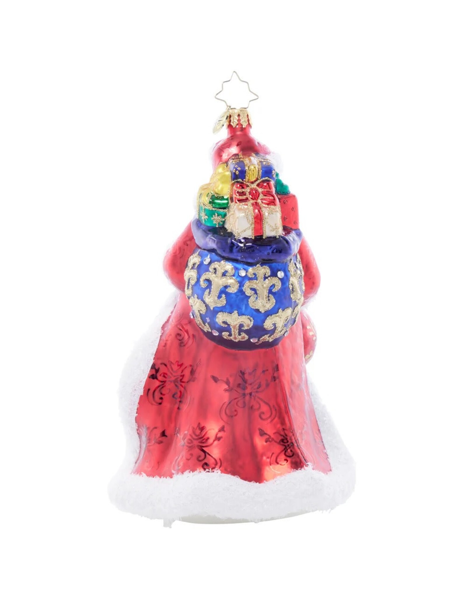 Christopher Radko Santas Sparkling Keepsake Christmas Ornament