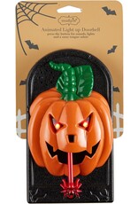 Mud Pie Halloween Door Bells | Animated Light-Up Pumpkin Door Bell