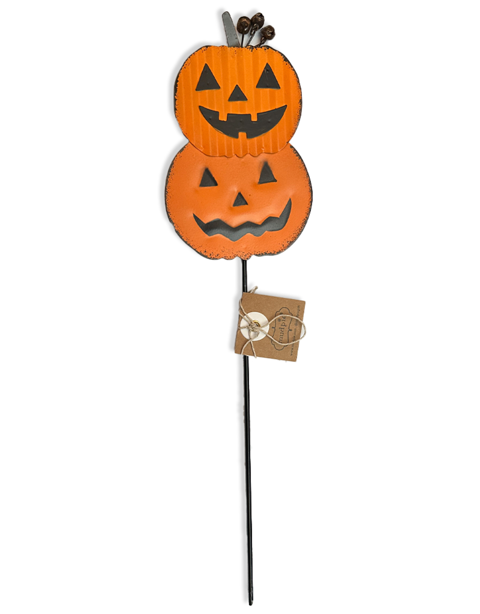 Mud Pie Halloween Plant Stakes | Pumpkins Plant Pick 14 Inch