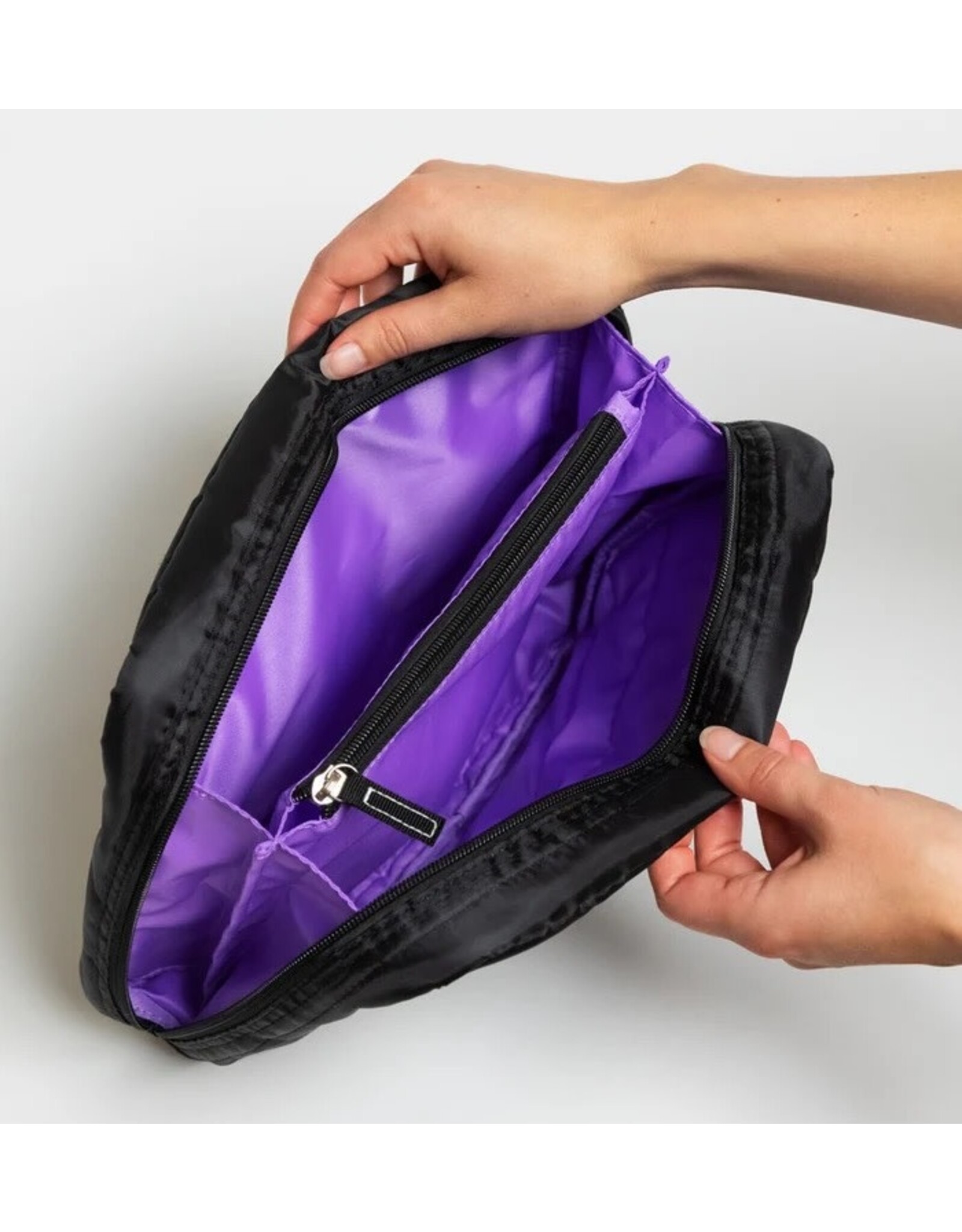 Scout Bags All-Inclusive Quilted Toiletry Bag Black Puffer