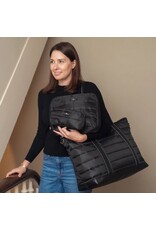 Scout Bags All-Inclusive Quilted Toiletry Bag Black Puffer