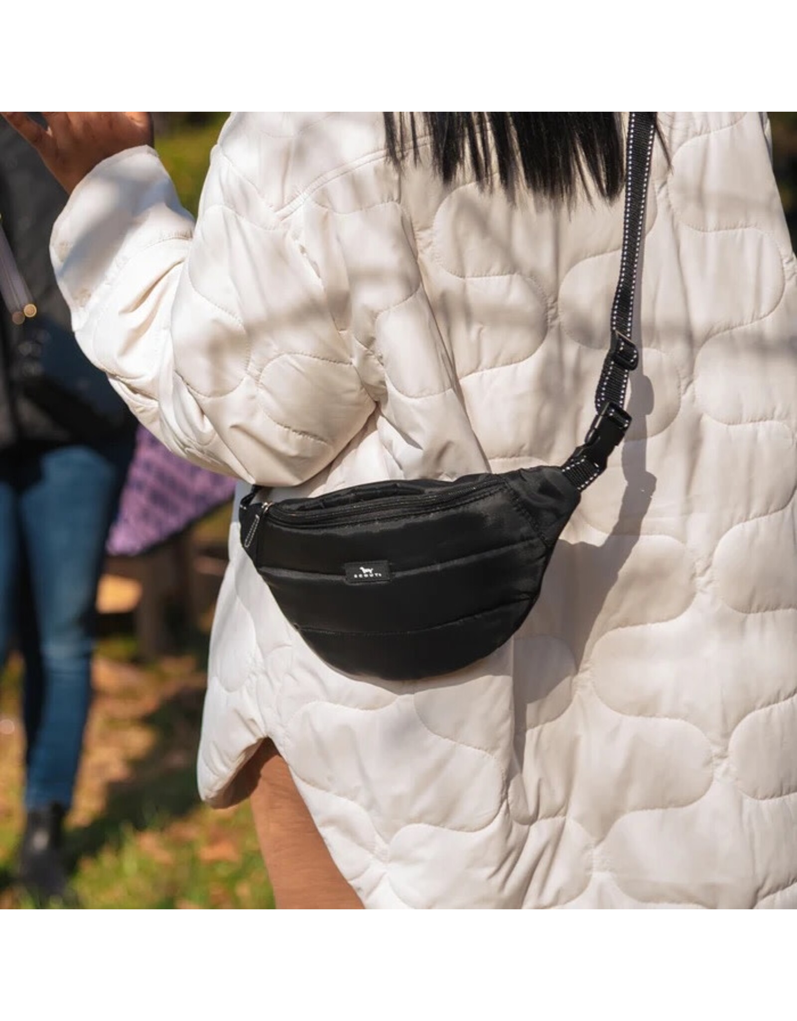 Scout Bags Sun Belt Belt Bag Fanny Pack Black Puffer